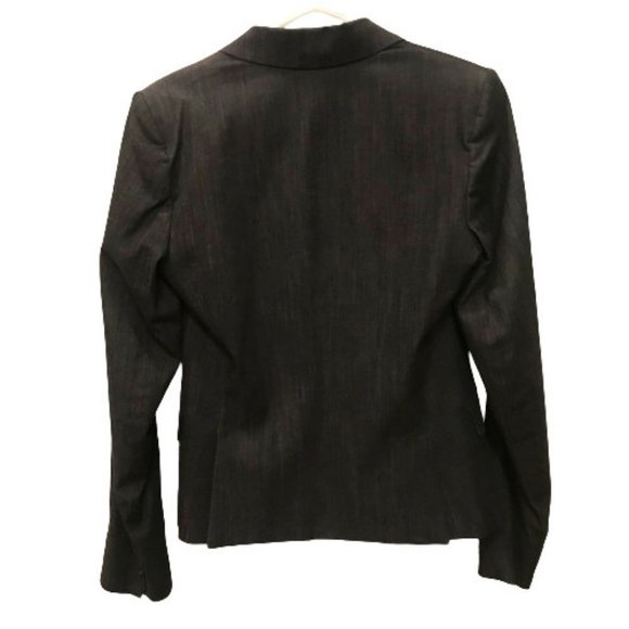 Theory Denim Look Double Breast Lined Blazer - Picture 2 of 9